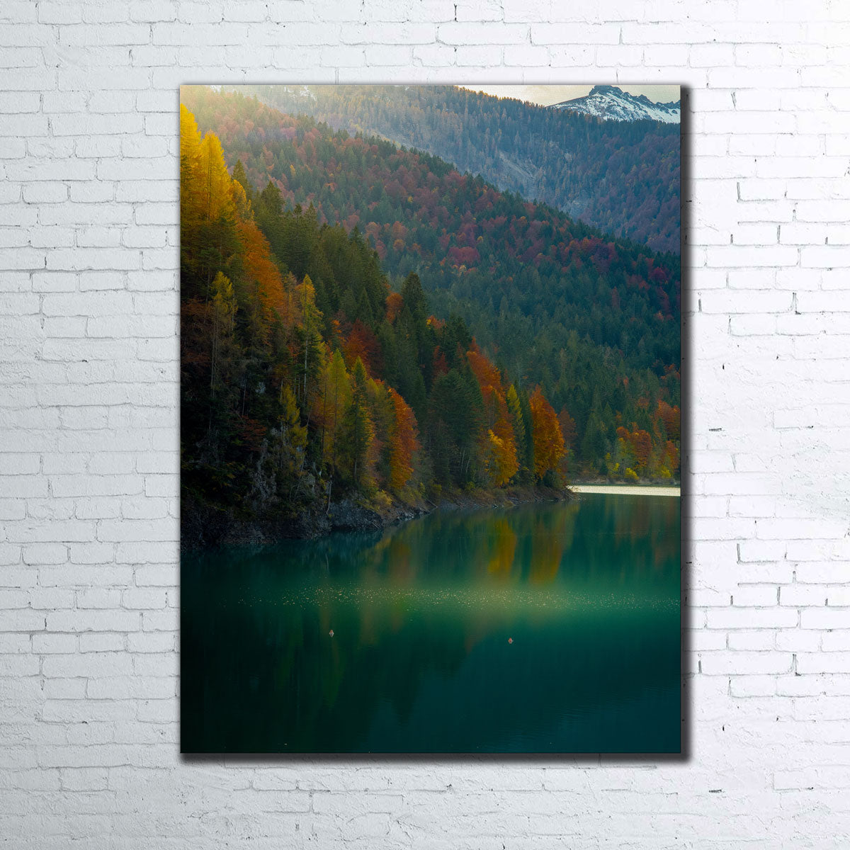 Lake Sauris Autumn Wall Art