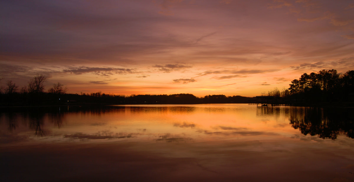 Lake Weiss Sunrise Wall Art
