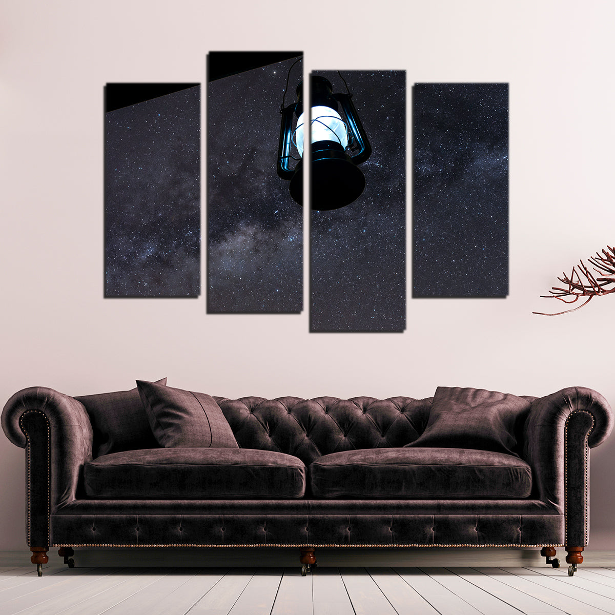 Lamp and Sky Wall Art
