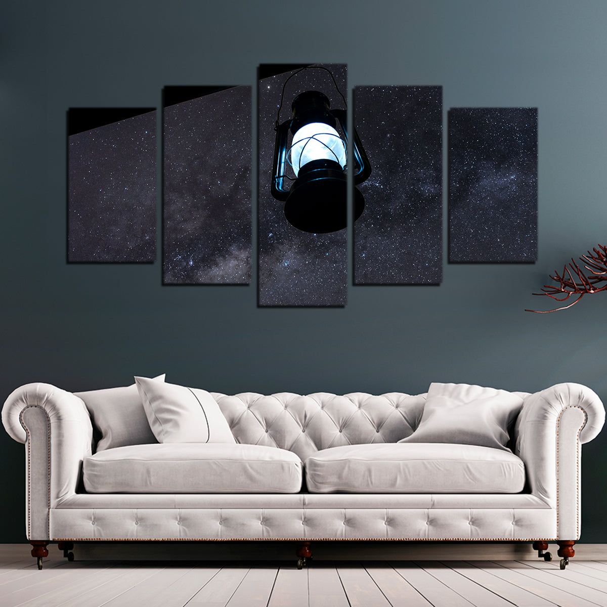 Lamp and Sky Wall Art
