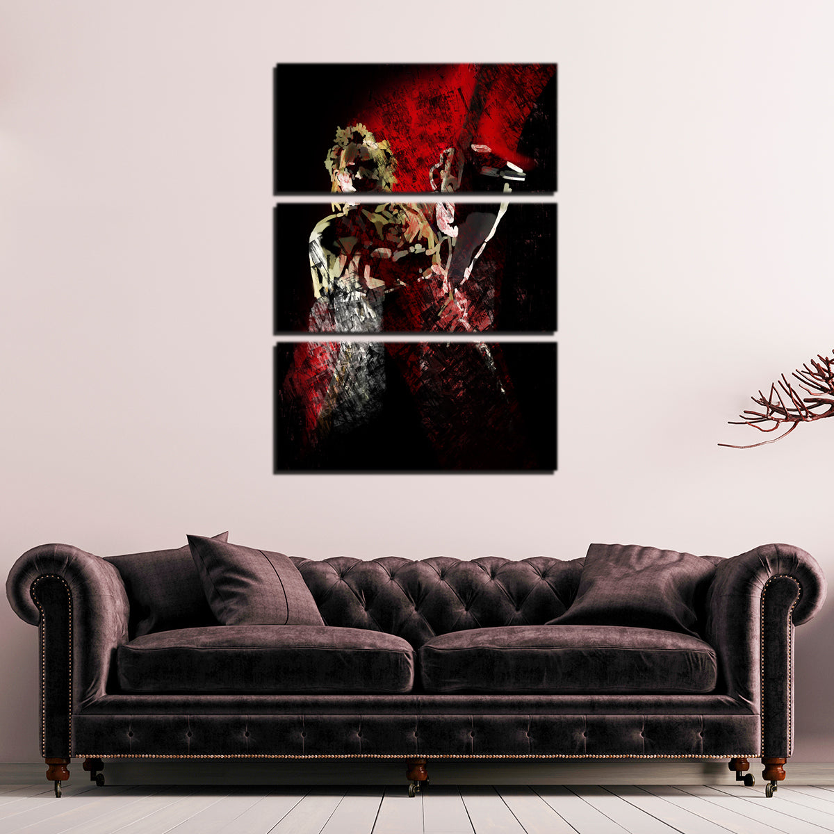 Painted Leatherface Wall Art