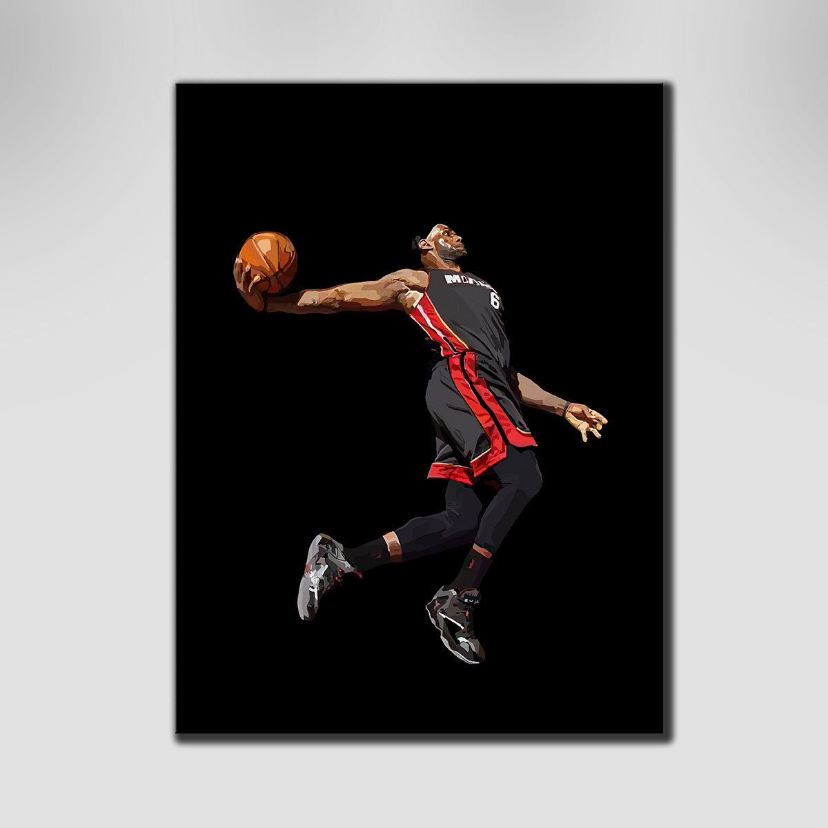 Lebron Dunk Wall Art