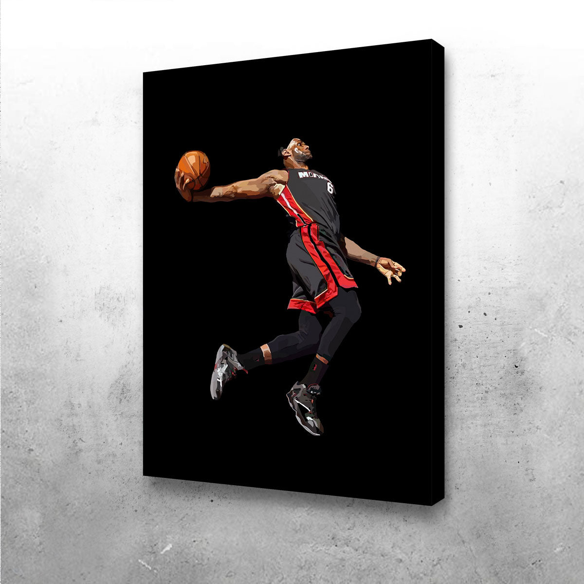 Lebron Dunk Wall Art