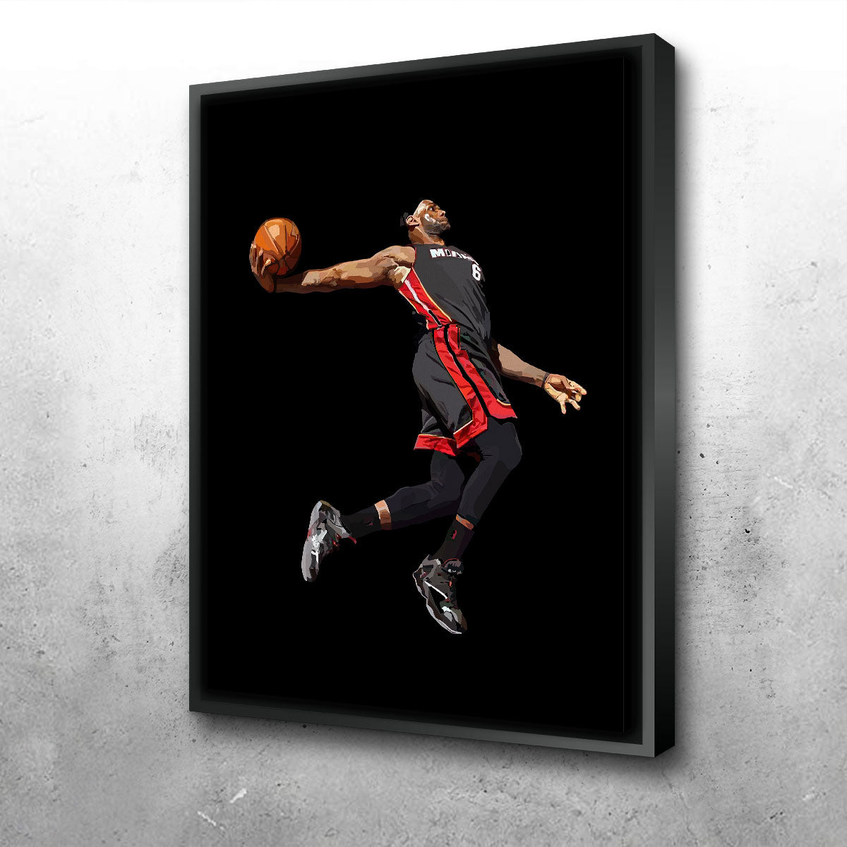 Lebron Dunk Wall Art