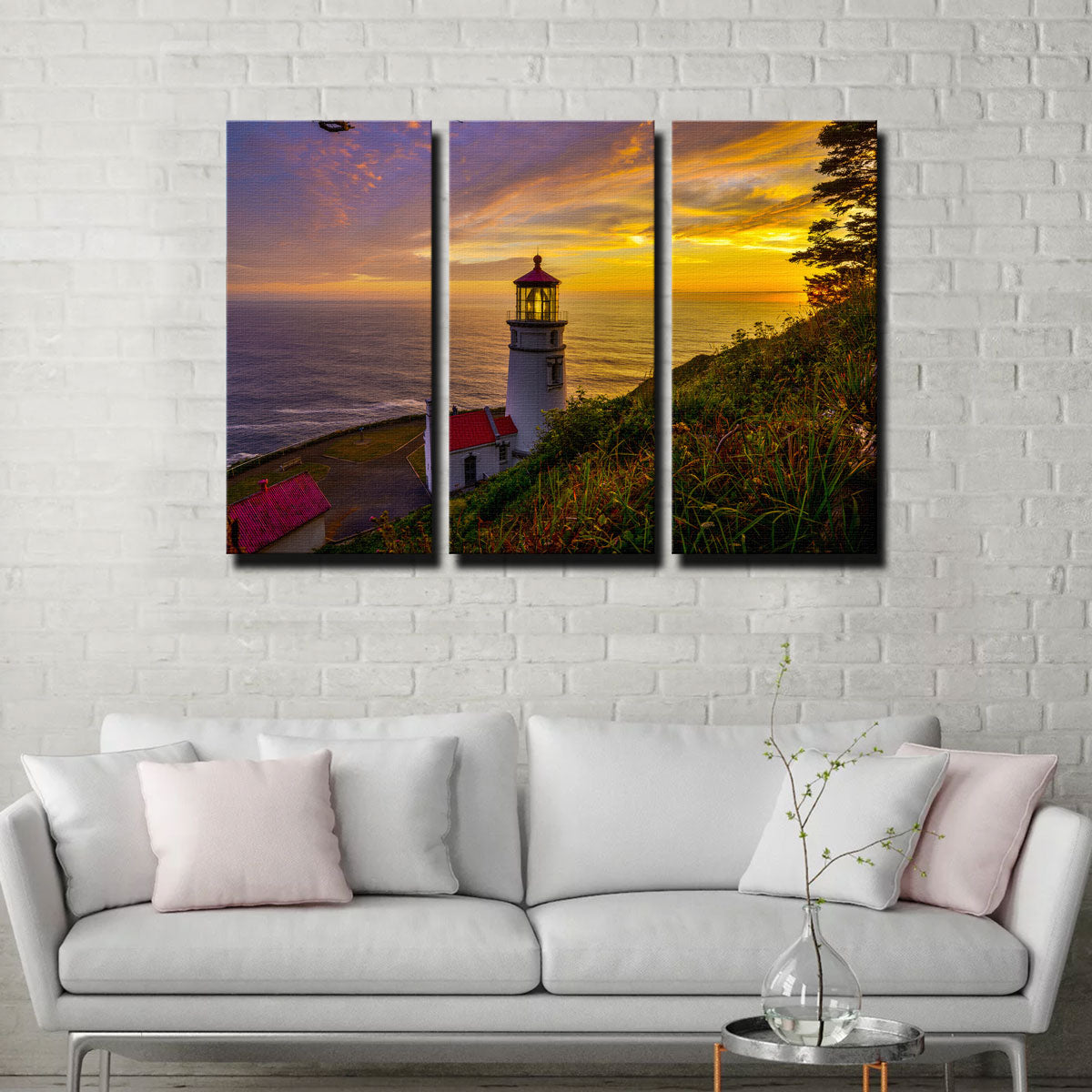 Lighthouse on Oregon Coast Wall Art