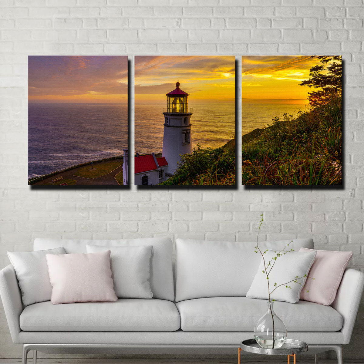 Lighthouse on Oregon Coast Wall Art