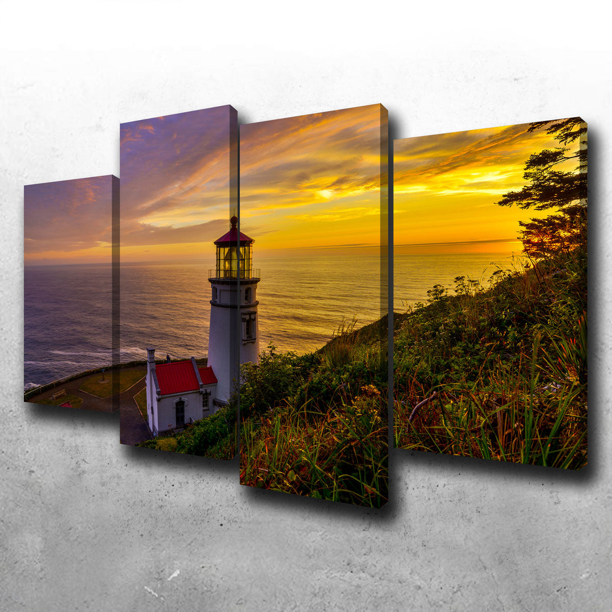 Lighthouse on Oregon Coast Wall Art