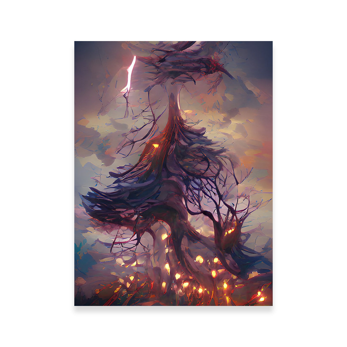 Lightning Strikes Wall Art