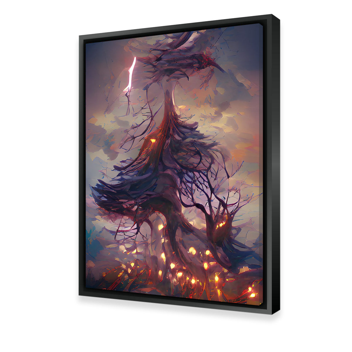 Lightning Strikes Wall Art