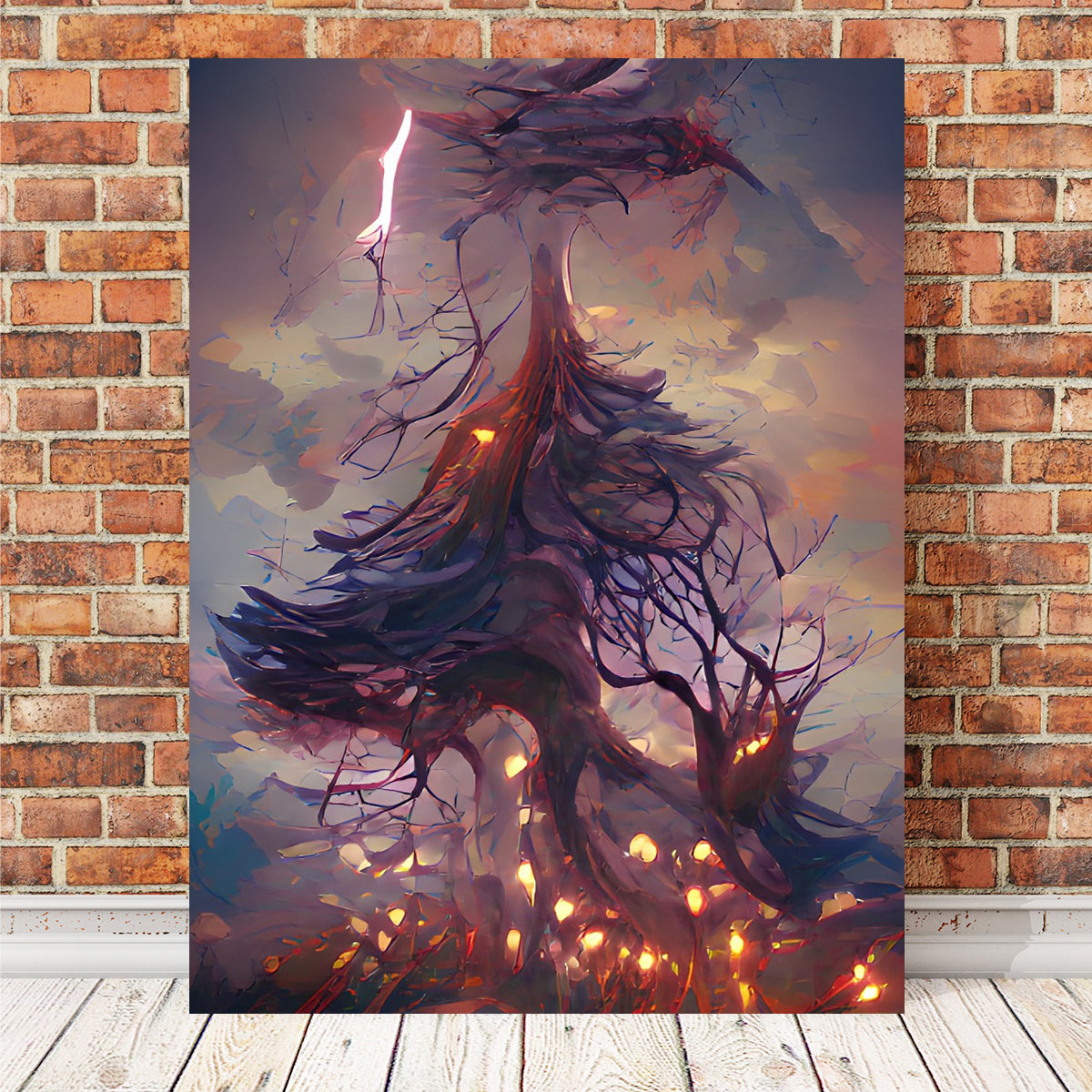 Lightning Strikes Wall Art