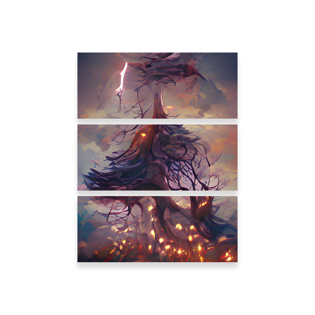 Lightning Strikes Wall Art