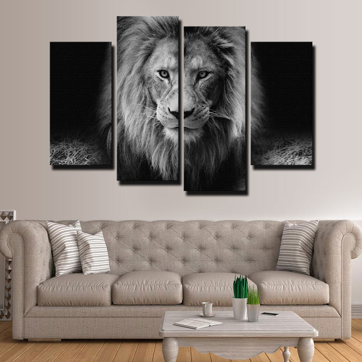 Lion Head Wall Art