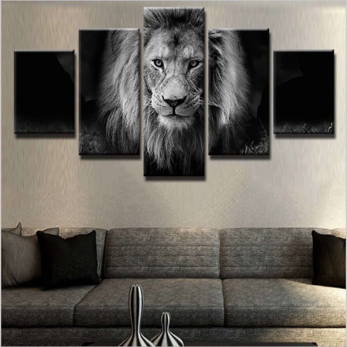 Lion Head Wall Art