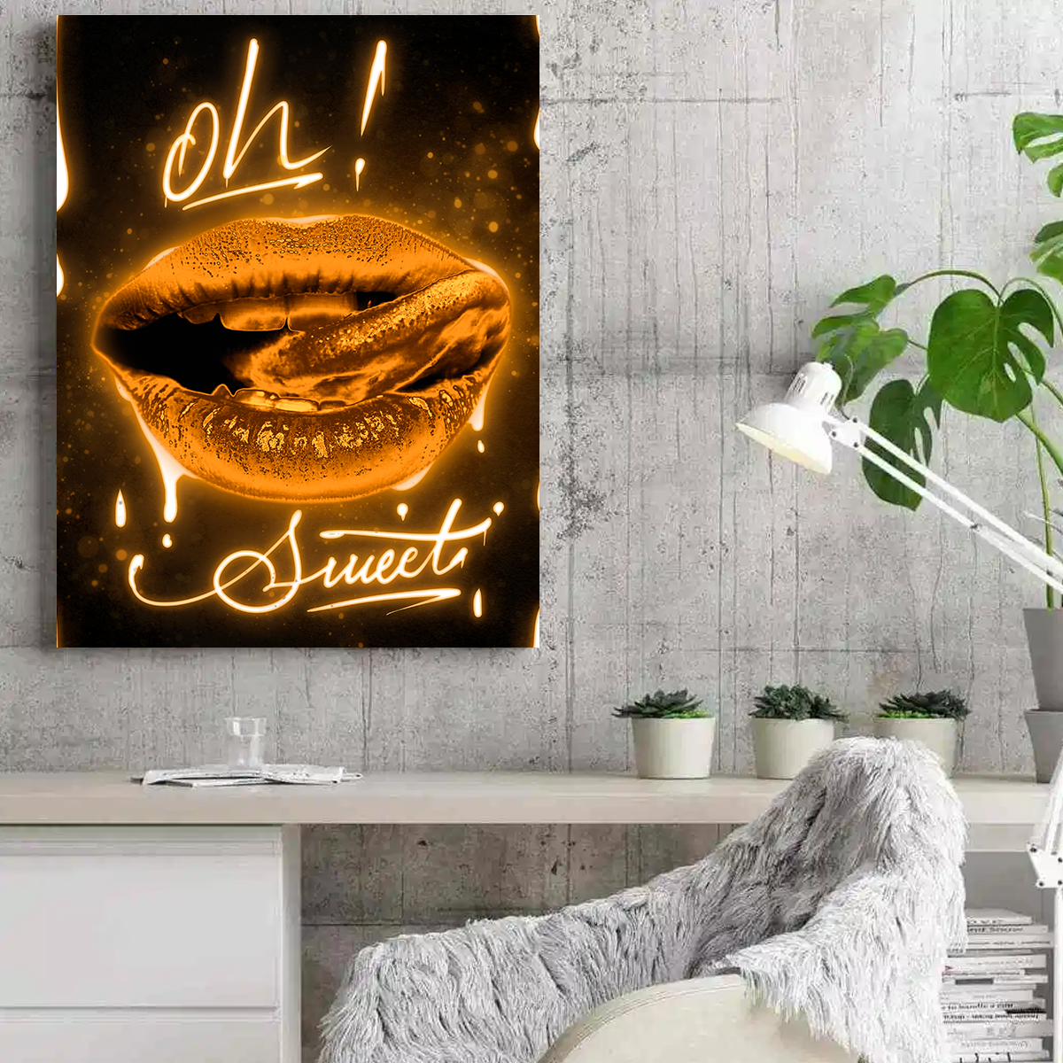 Lips Wall Art