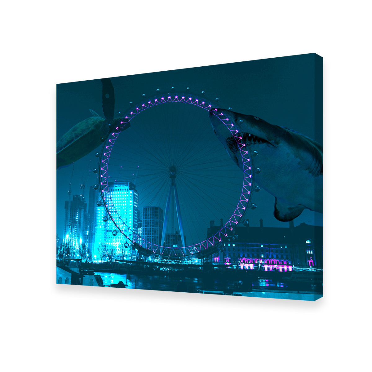 London Eye Manipulation Wall Art