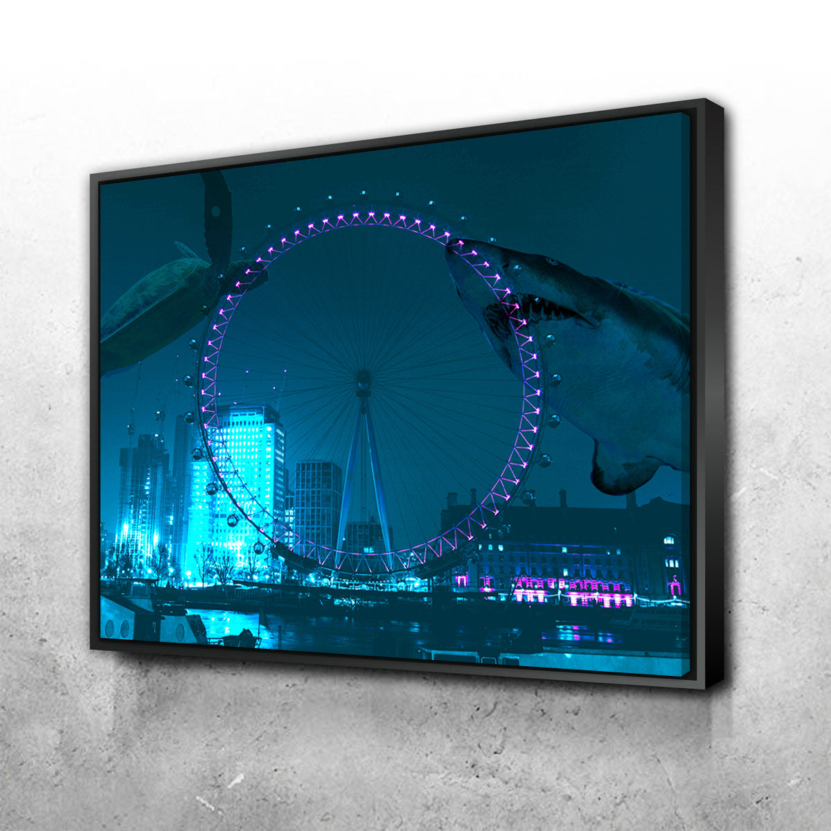 London Eye Manipulation Wall Art