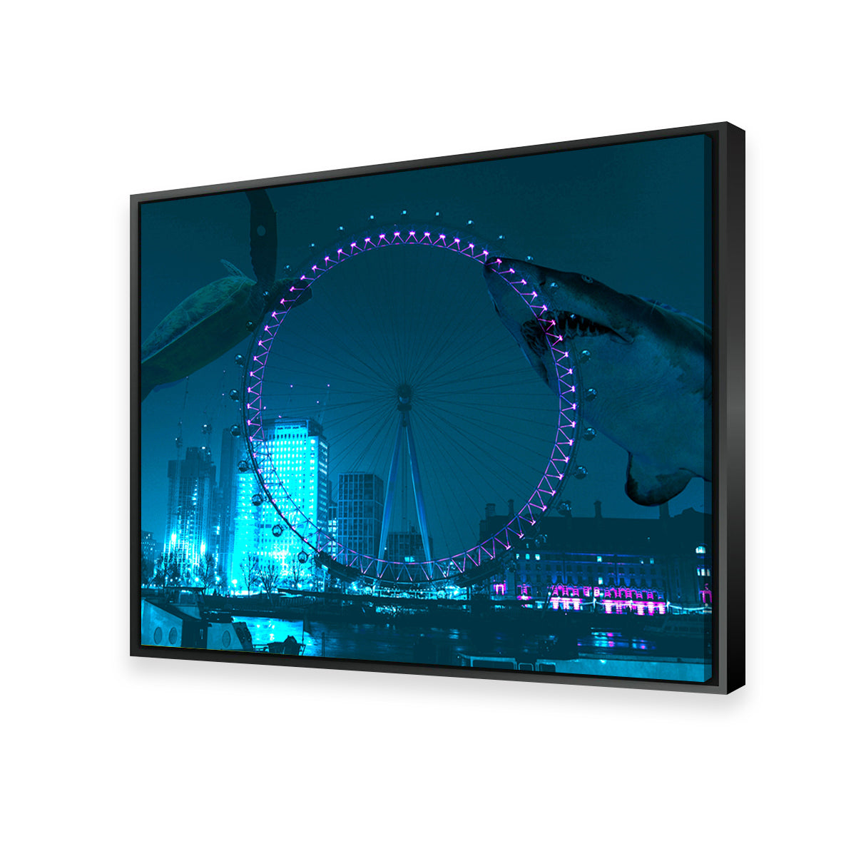 London Eye Manipulation Wall Art