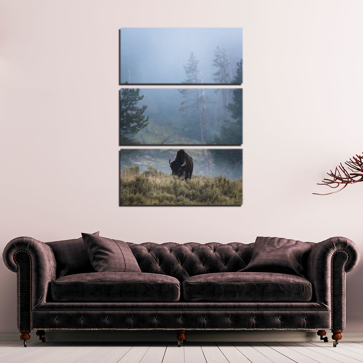 Lone Buffalo Wall Art