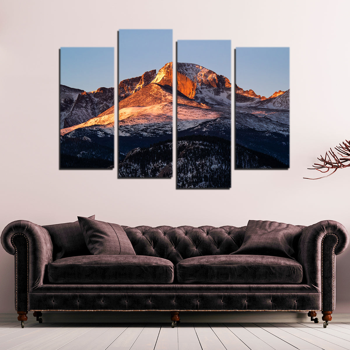 Longs Peak at Sunrise Wall Art