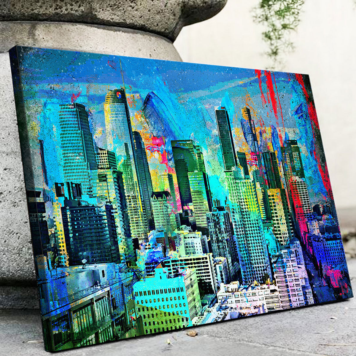 Downtown LA Skyline Wall Art