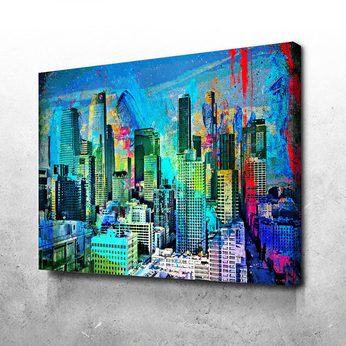 Downtown LA Skyline Wall Art