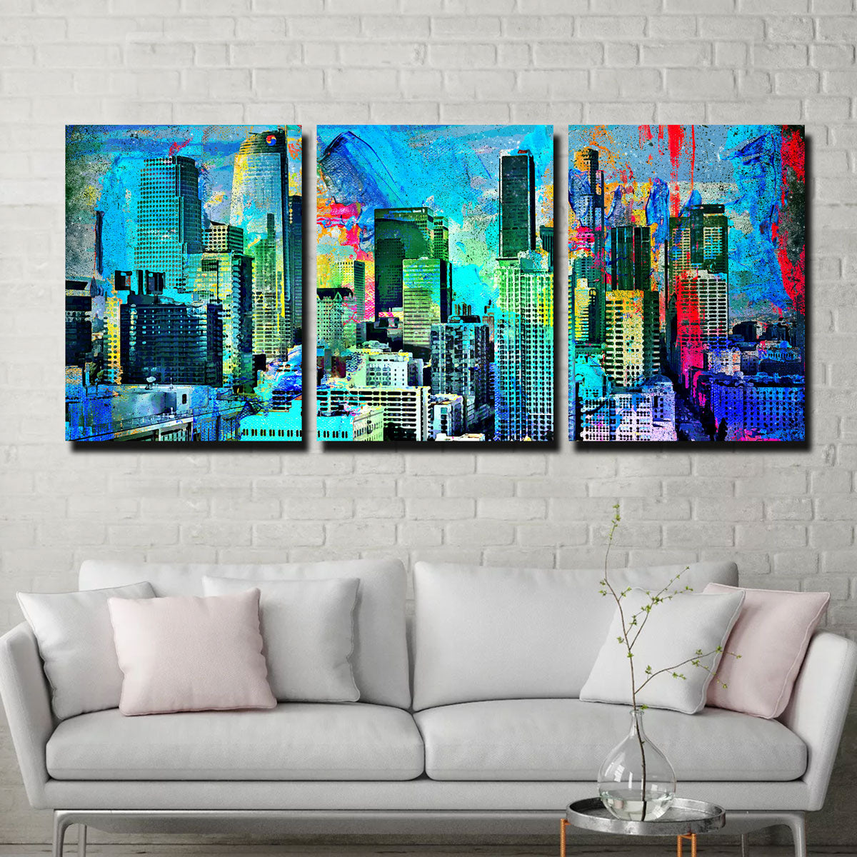 Downtown LA Skyline Wall Art