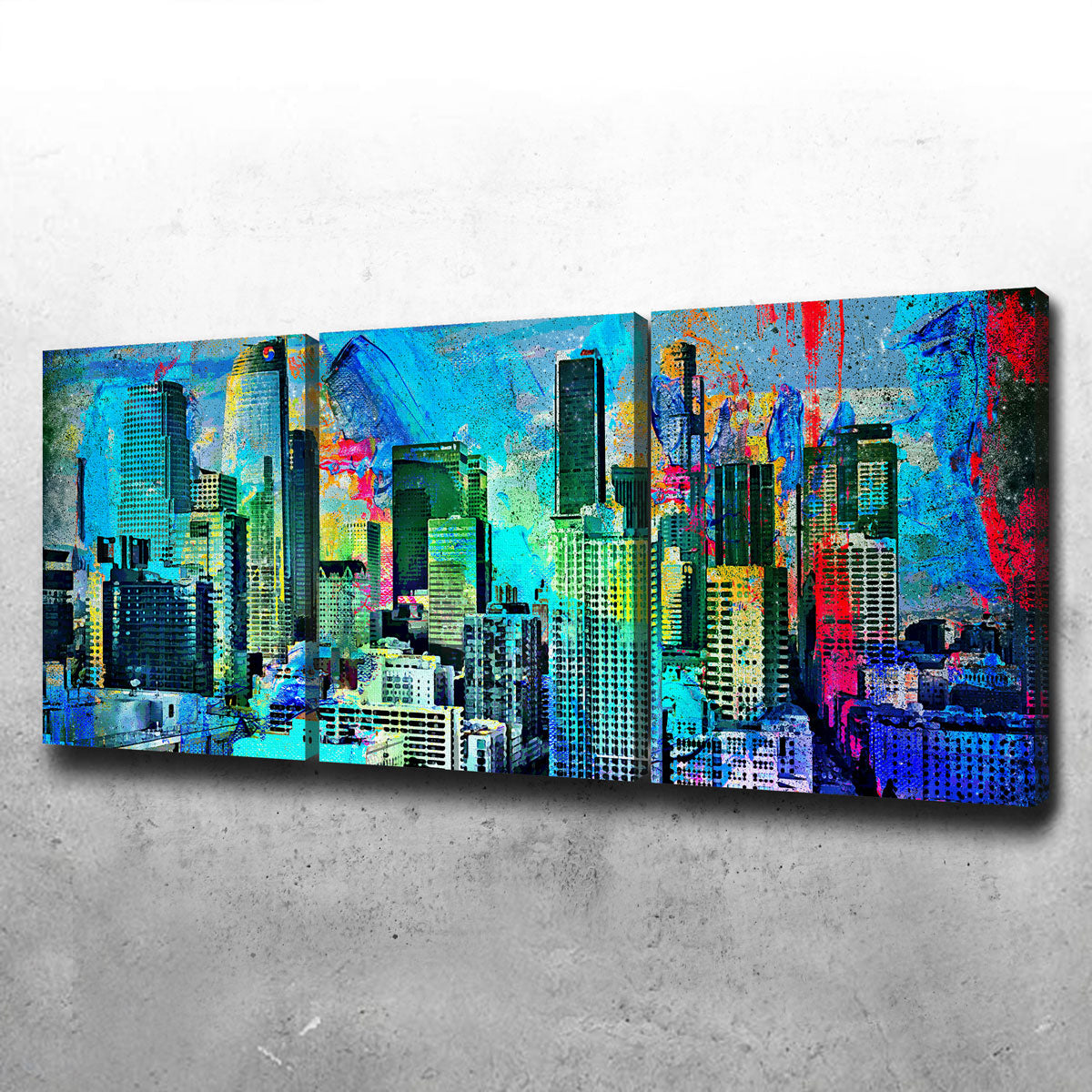 Downtown LA Skyline Wall Art