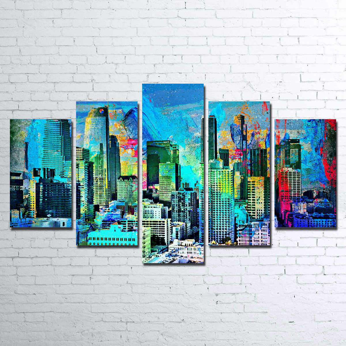 Downtown LA Skyline Wall Art