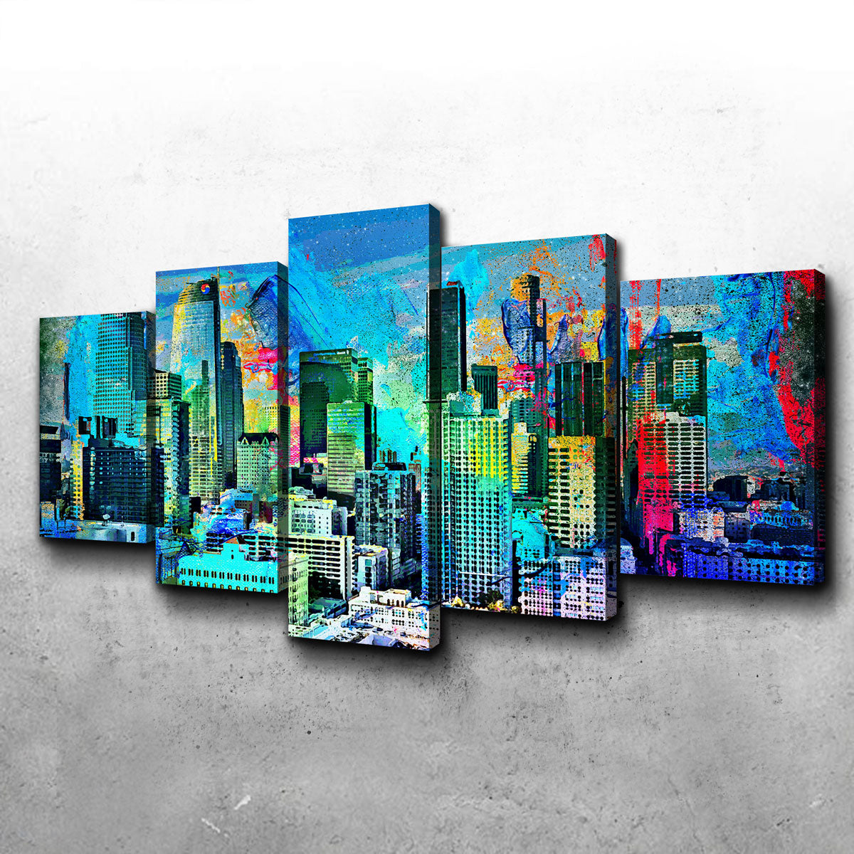 Downtown LA Skyline Wall Art