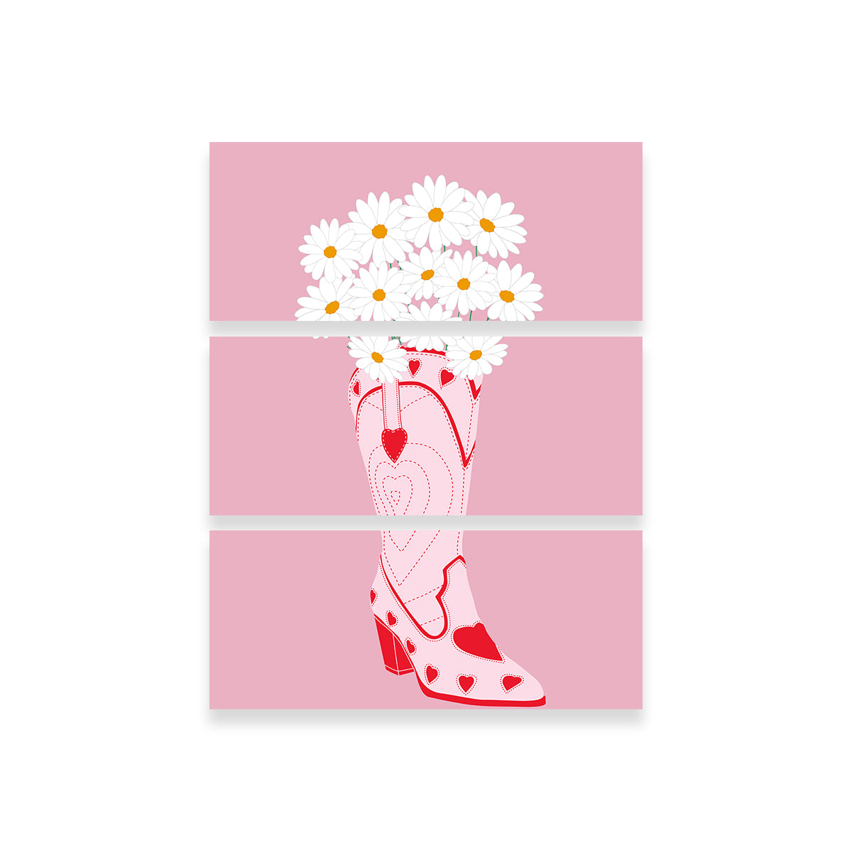 Lovely Cowboy Shoe Wall Art