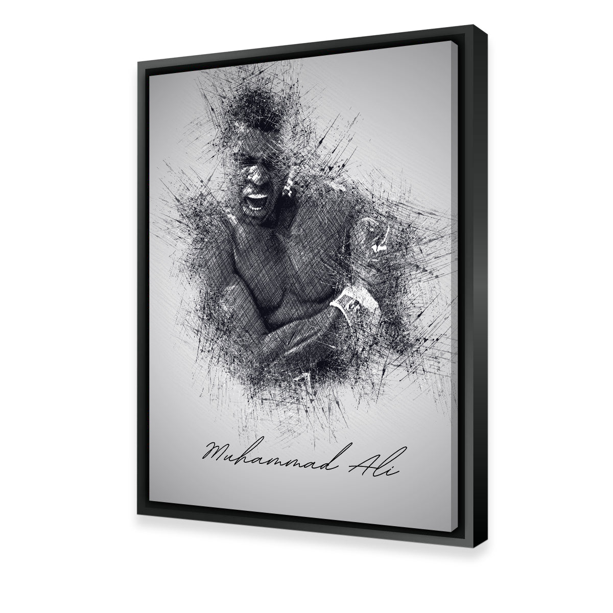Muhammad Ali Sketch Wall Art