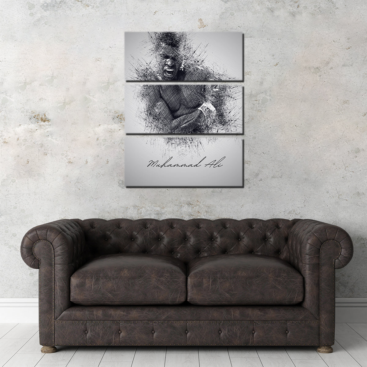Muhammad Ali Sketch Wall Art