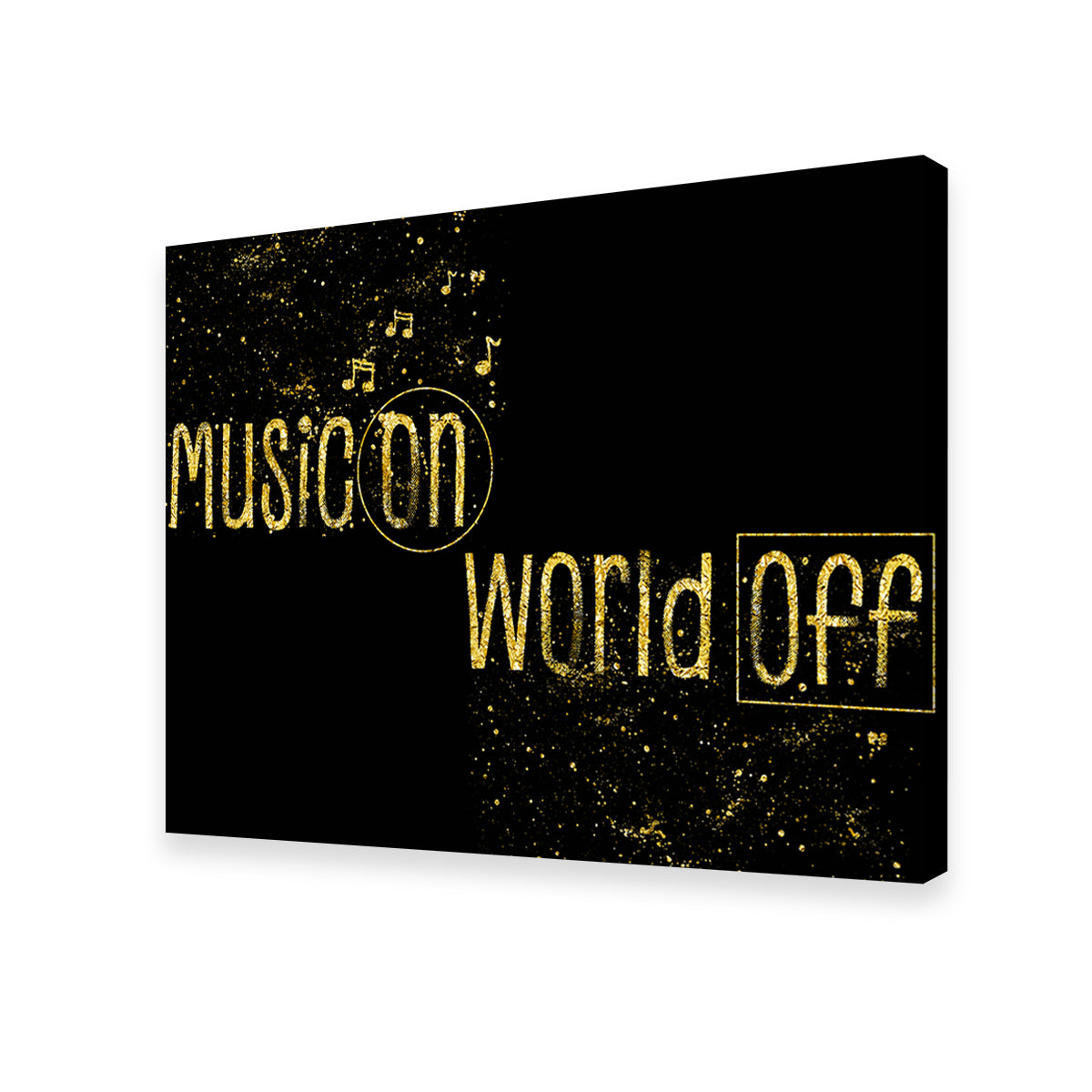 Music On – World Off Wall Art