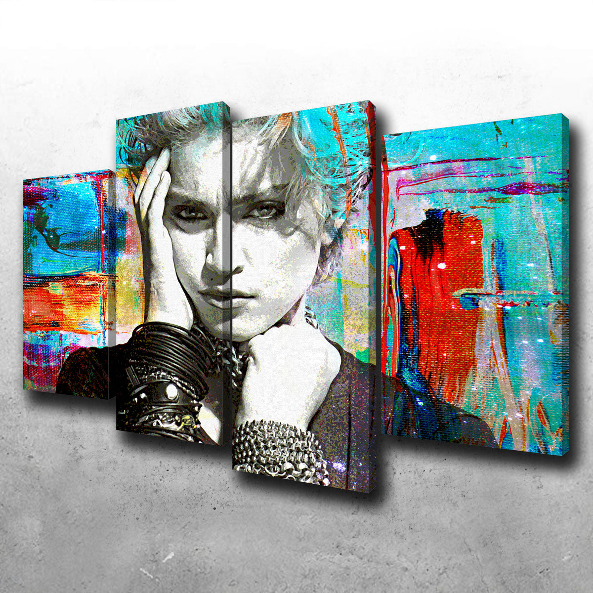 Factory Madonna canvas picture