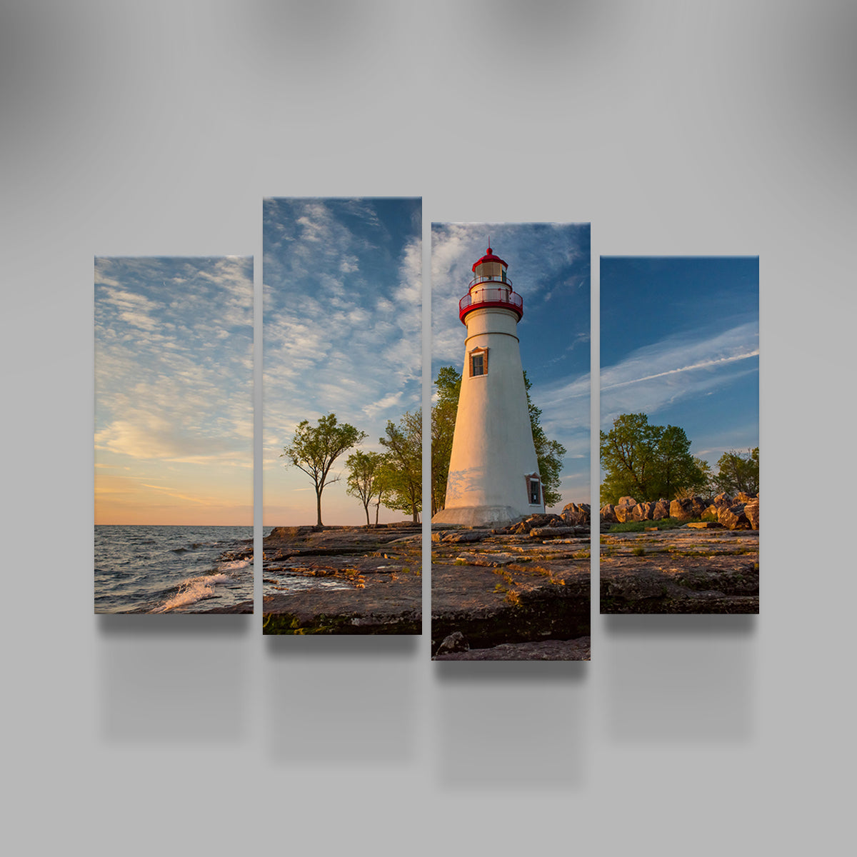 Lighthouse shop wall art