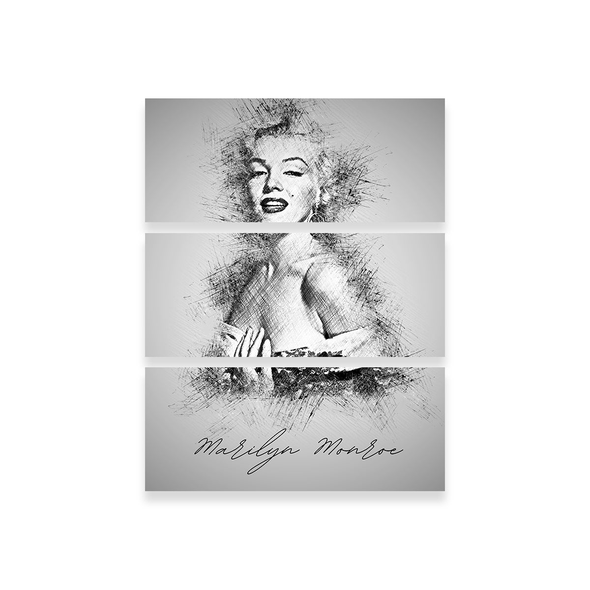 Marilyn Monroe Sketch Wall Art