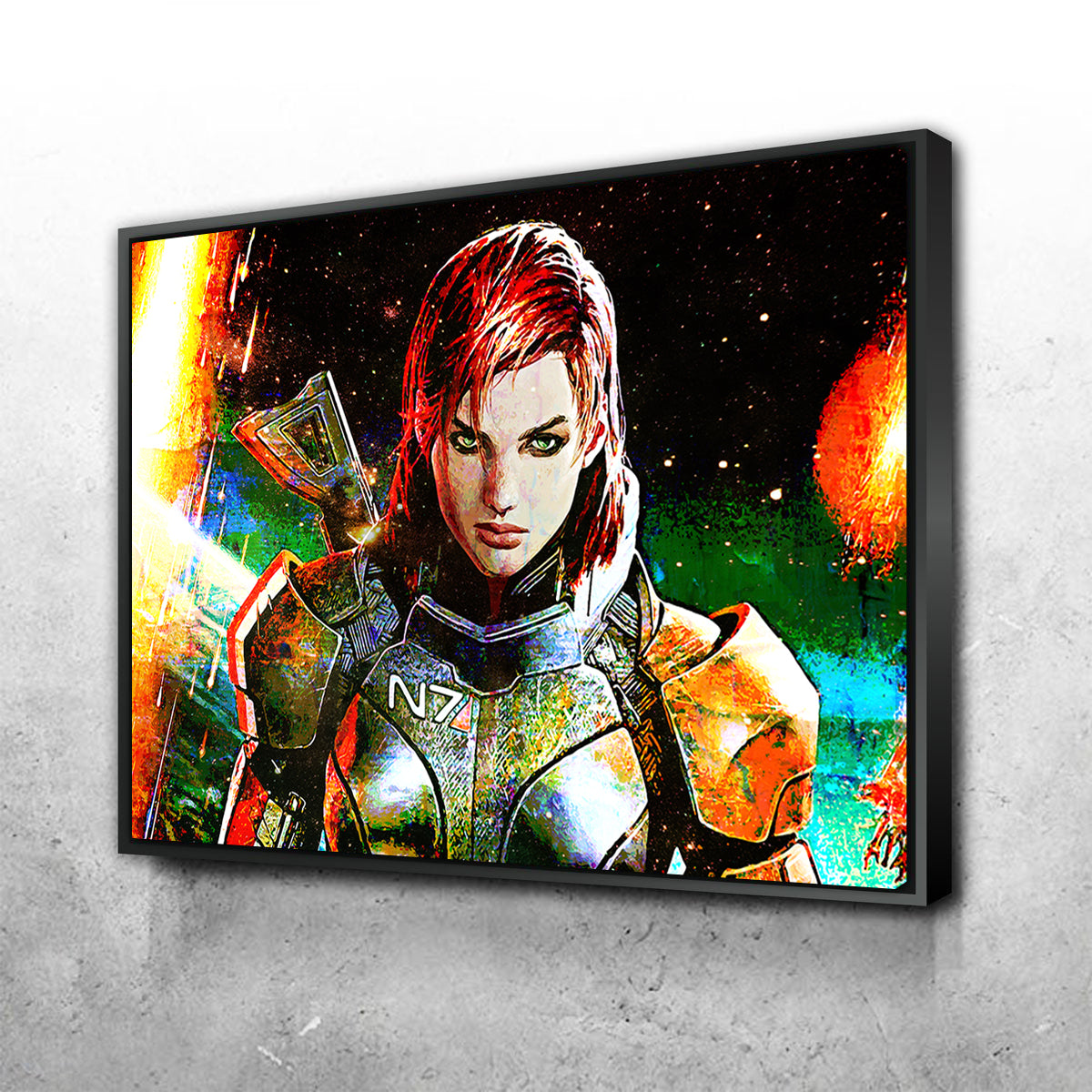Mass Effect Femshep Wall Art