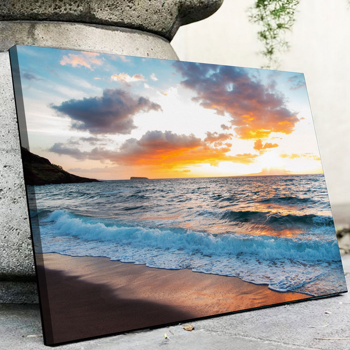 Maui Black Sand Wall Art