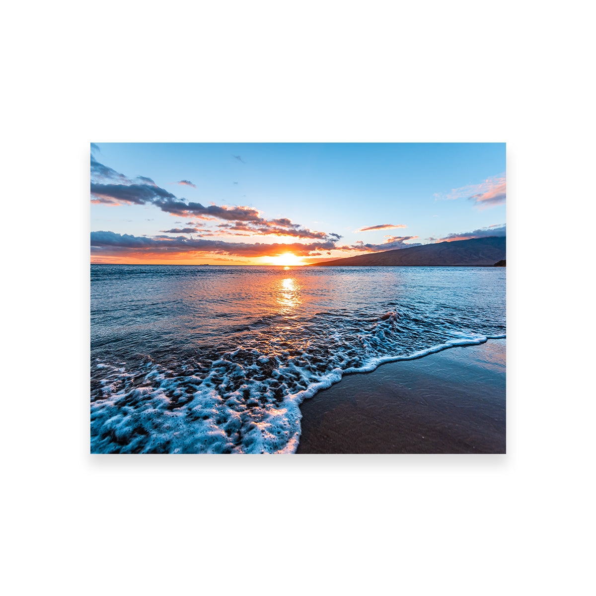 Maui Beach Sunset Wall Art