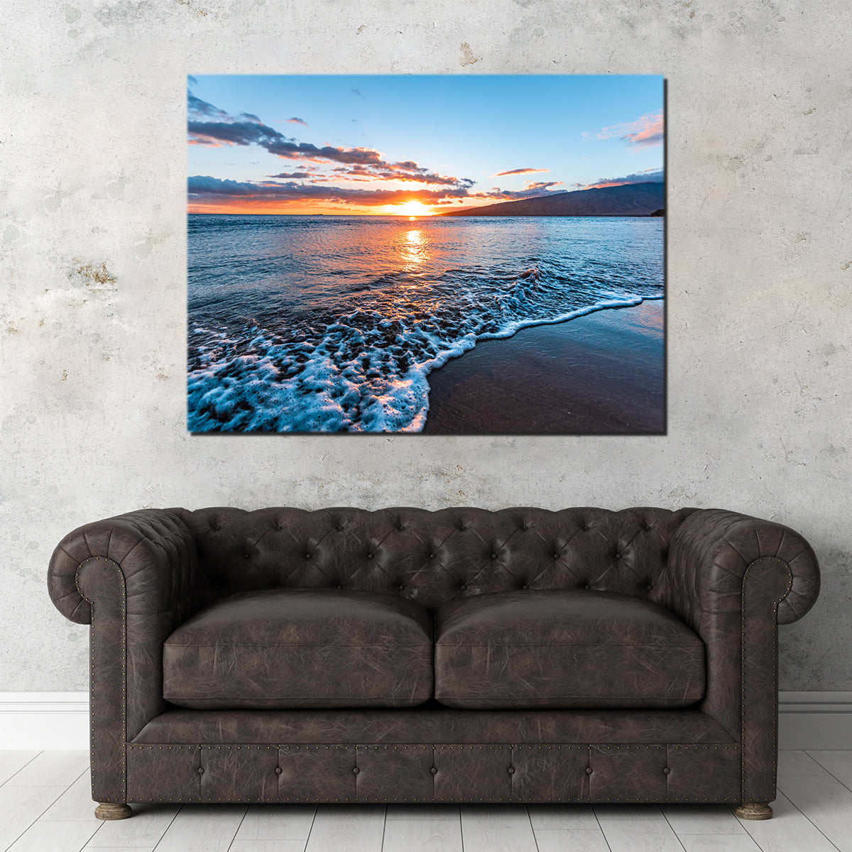 Maui Beach Sunset Wall Art