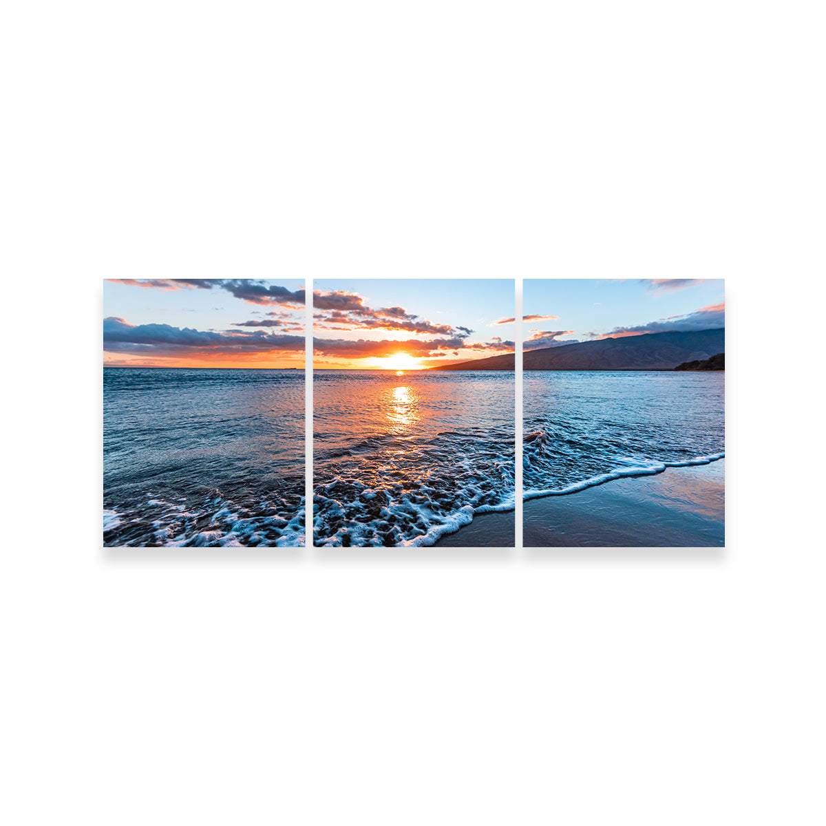 Maui Beach Sunset Wall Art