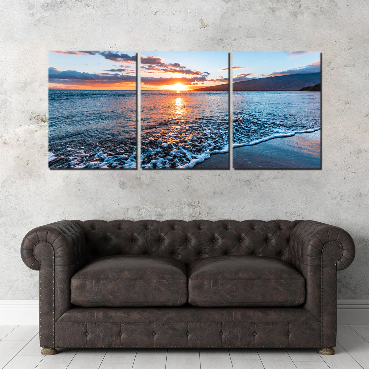 Maui Beach Sunset Wall Art