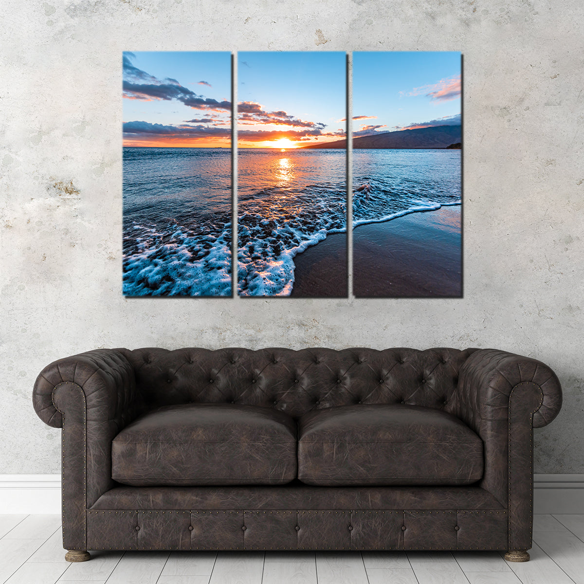 Maui Beach Sunset Wall Art