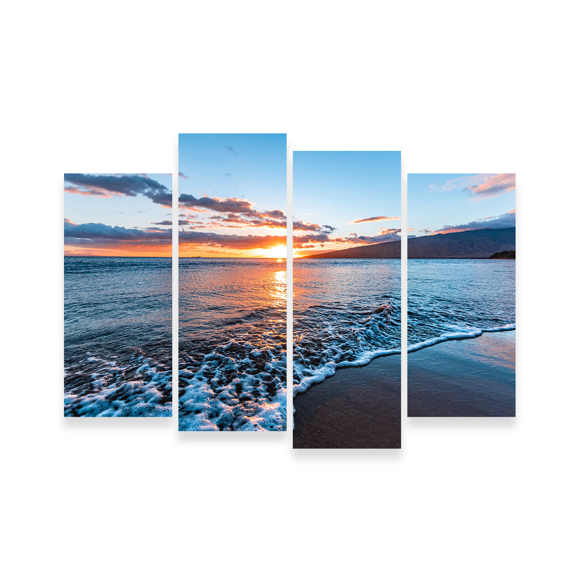 Maui Beach Sunset Wall Art