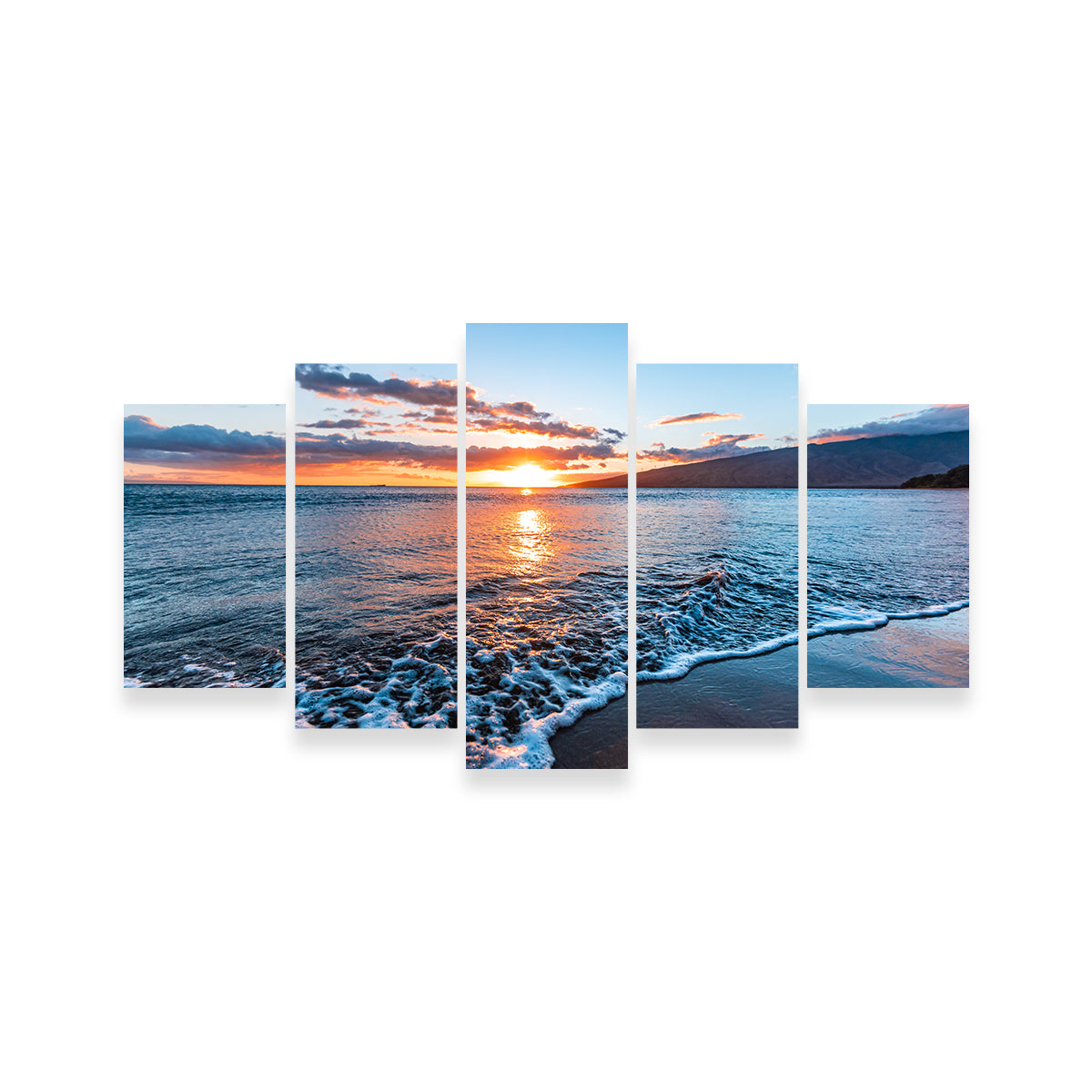 Maui Beach Sunset Wall Art