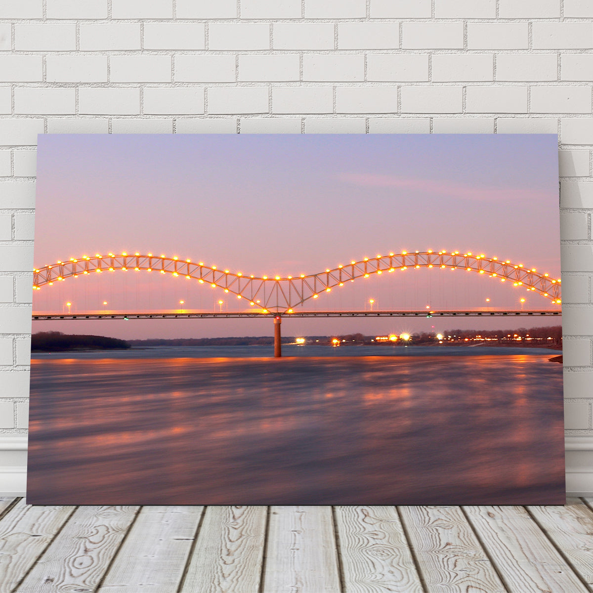 Memphis Arkansas Bridge Wall Art