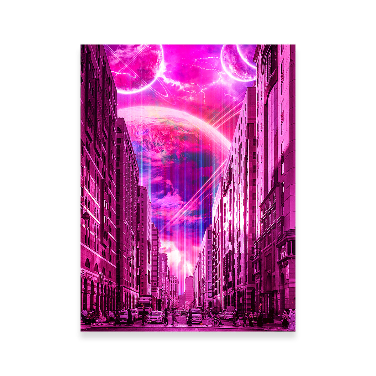 Meta City Wall Art