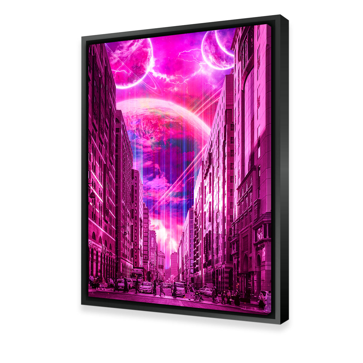 Meta City Wall Art