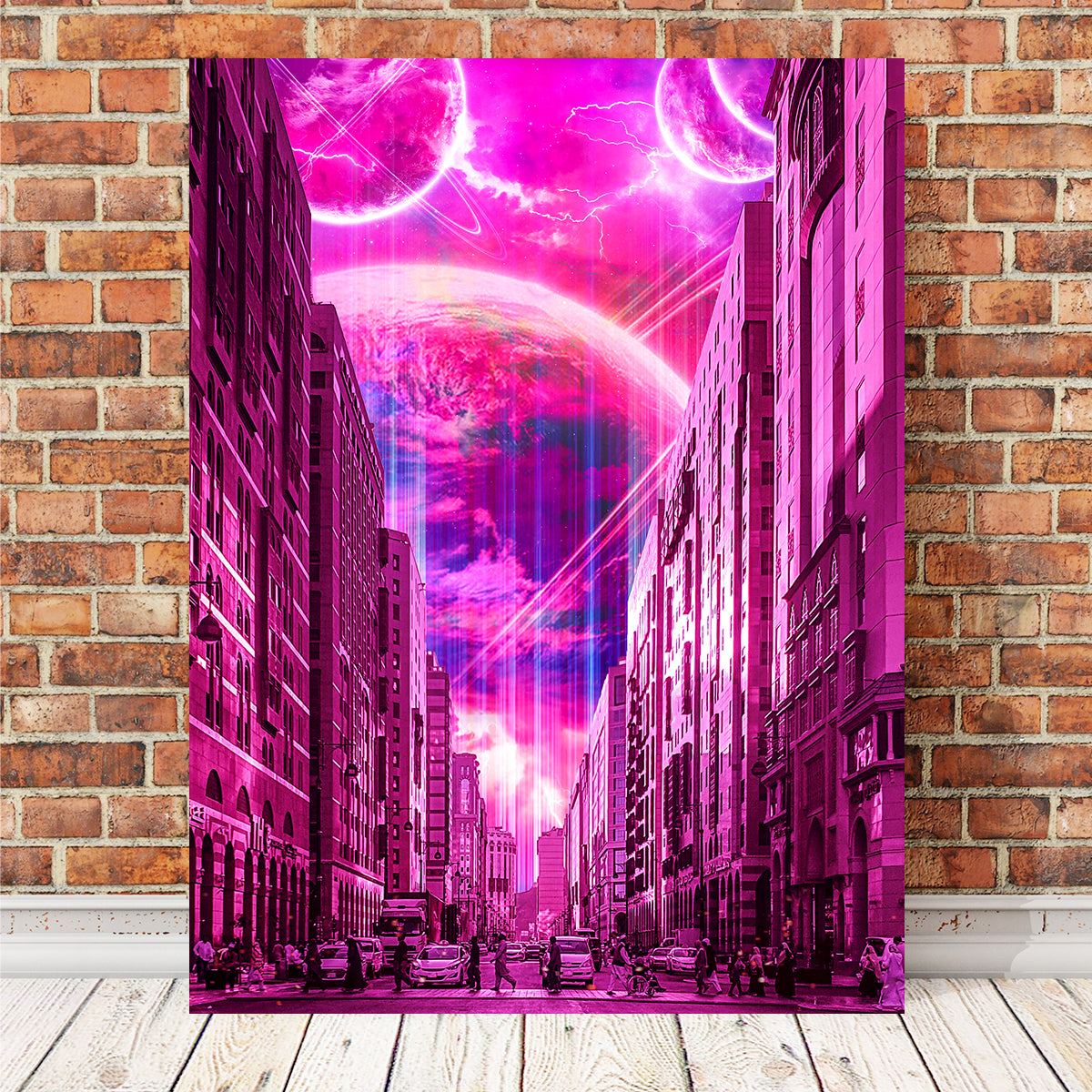 Meta City Wall Art