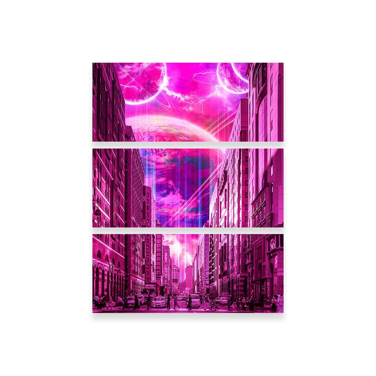 Meta City Wall Art